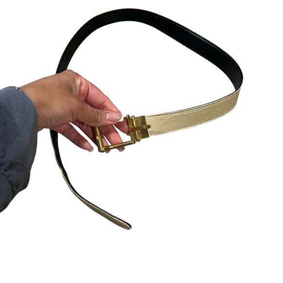 Gucci Accessories - Gucci Leather Reversible Belt Vintage